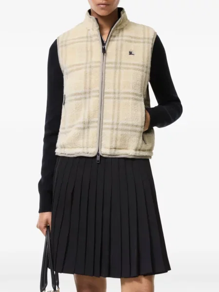 Vestă Burberry de lână în carouri