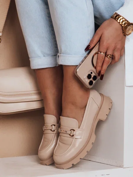 Mocasini Dstreet bej