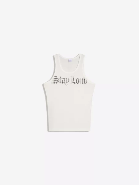 Bershka Tricou gri închis / murdar alb