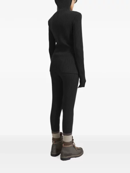 Pulover The Frankie Shop cu glugă negru