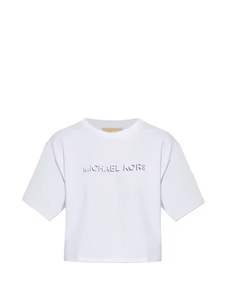 Decupat sandale Michael Michael Kors cu imagine cu cataramă alb