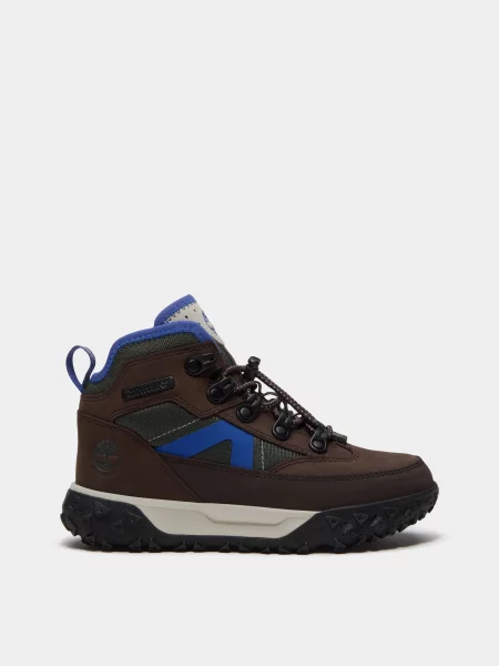 Дитячі Черевики Timberland GREENSTRIDE MOTION 6 темно-коричневий нубук/текстиль коричневі
