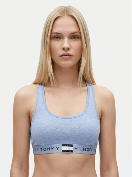 Tommy Hilfiger Sportinė liemenėlė Šviesiai mėlyna