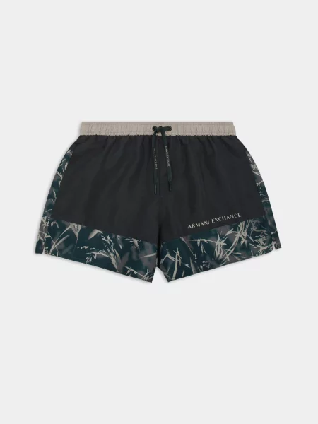 Armani Exchange Шорти для плавання зелений