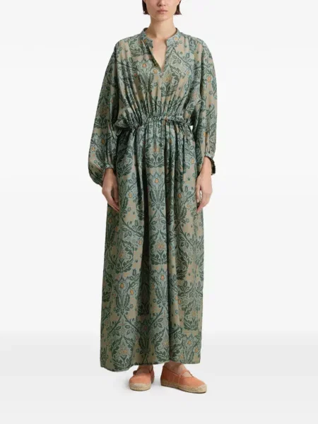 Rochie midi Woolrich cu model floral verde