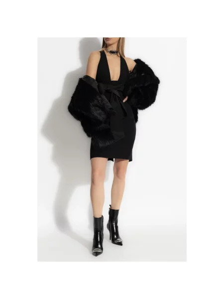 Sukienka Dsquared2 z kokardką czarna
