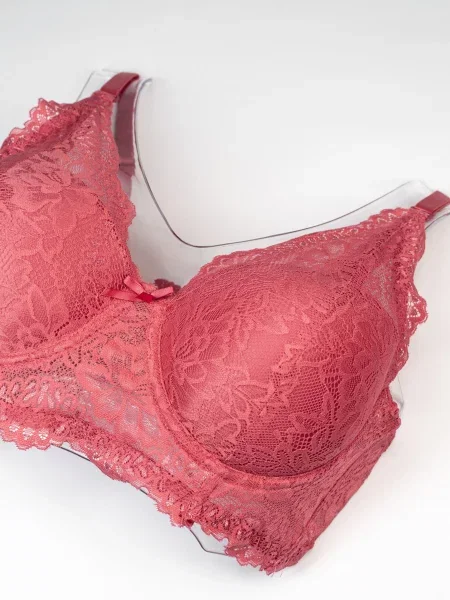 ISSA Plus Бюстгальтер без підкладки рожевий