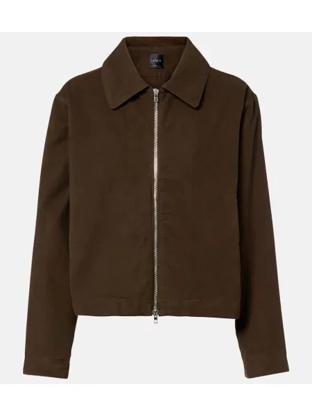 Geacă Leset din canvas maro