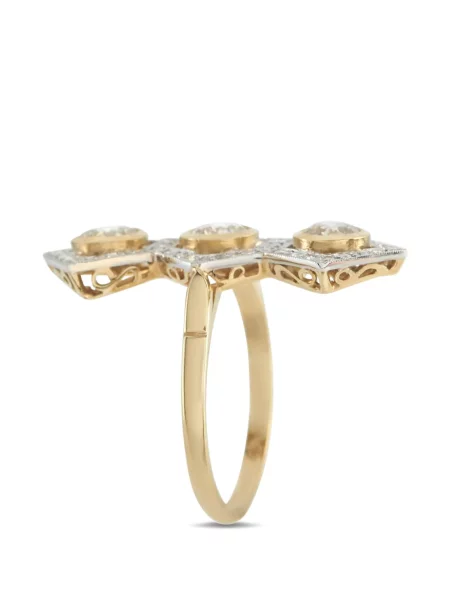 Inel Lb Exclusive cu imprimeu geometric