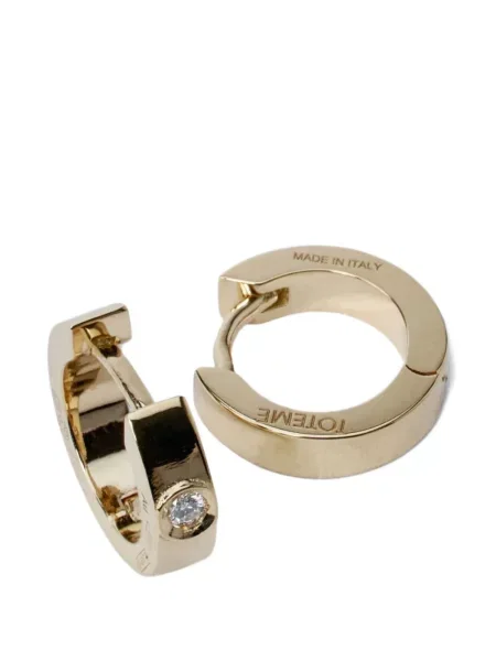 Diamant cercei Toteme auriu