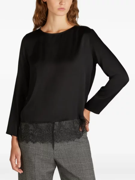 Bluză Slowear din satin negru