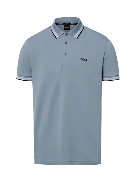 BOSS Green koszulka polo Paddy Mężczyźni M niebieski