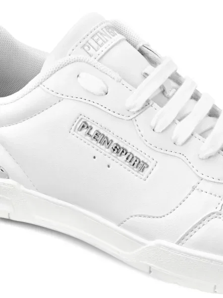 Sneakerși Plein Sport cu dungi de tigru alb