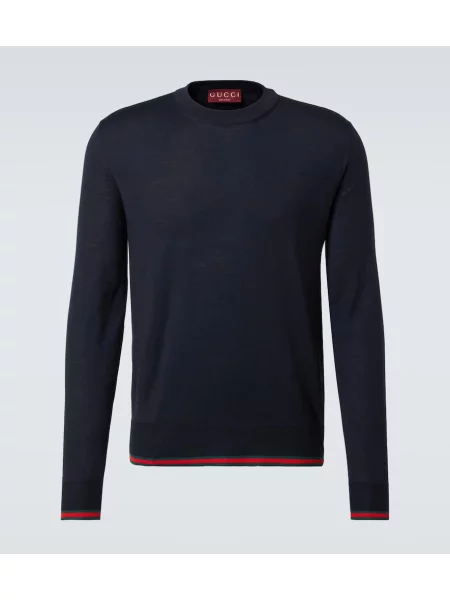 Pulover Gucci de lână albastru