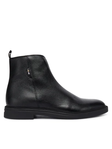 Кожени обувки BOSS Calev мъжки черно