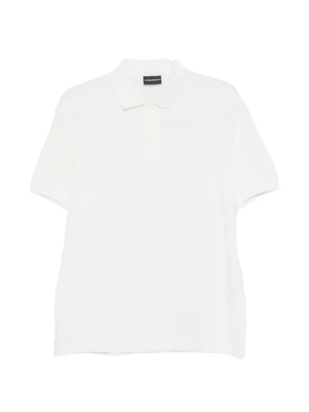 Polo Emporio Armani scurt alb