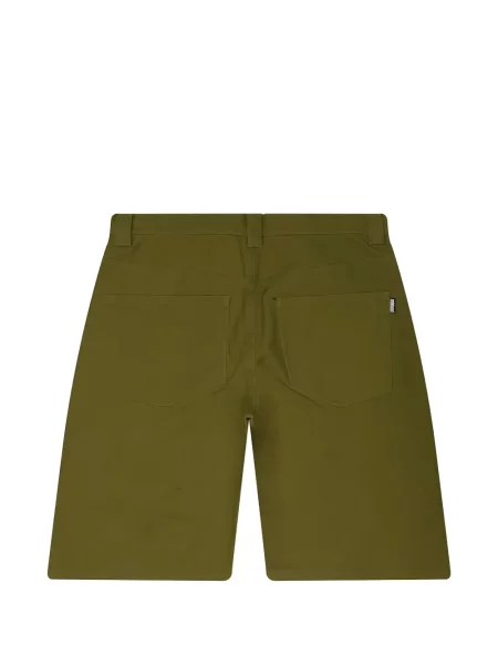 Pantaloni scurți Metalwood Studio din canvas verde