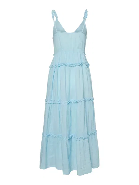 YAS Rochie de vară YASANINA deschis albastru