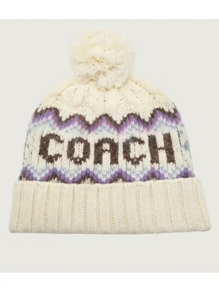 Căciulă Coach Écru bej