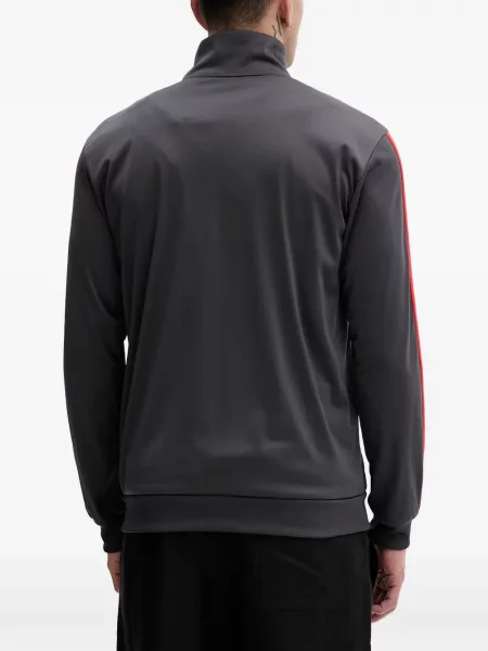 Tricou Adidas cu imagine plasă cu dungi negru
