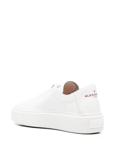 Sneakerși Alexander Smith din piele alb