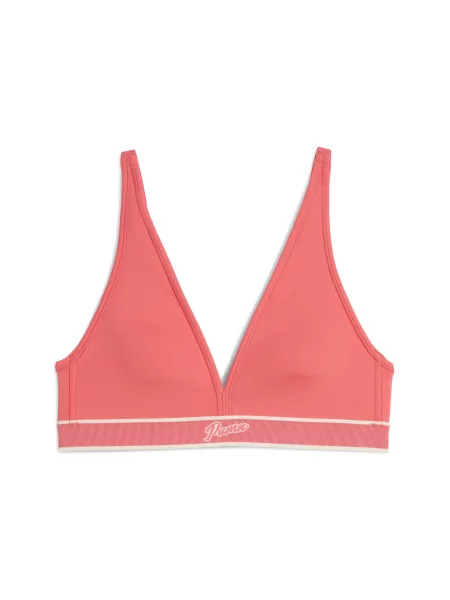 Бюстгальтер PUMA Padded Triangle T комбінований верх рожевий