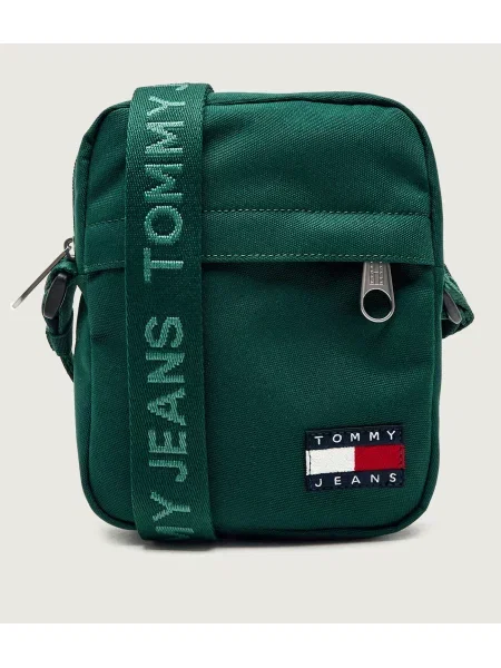 Tommy Jeans Geantă reporter Daily verde