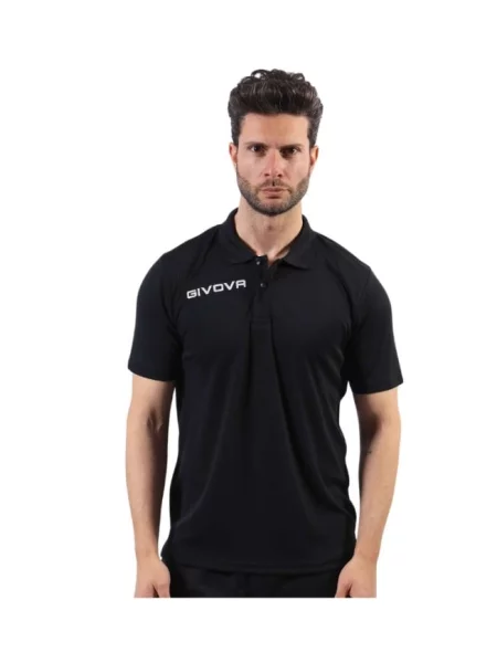 GIVOVA koszulka polo sportowa S czarna