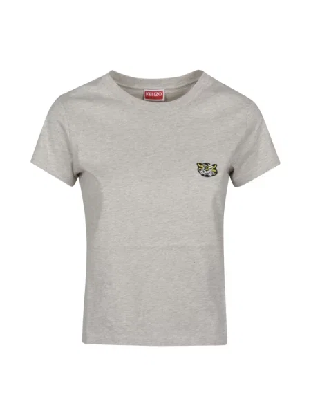 Koszulka Kenzo w tygrysie prążki klasyczna szara