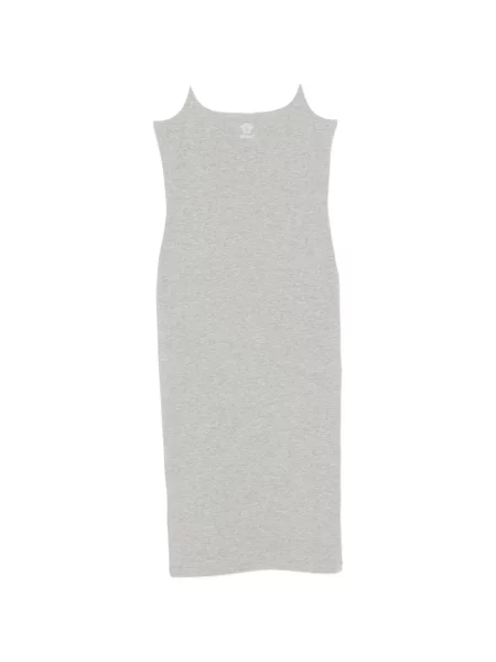Rochie midi Versace cu broderie gri