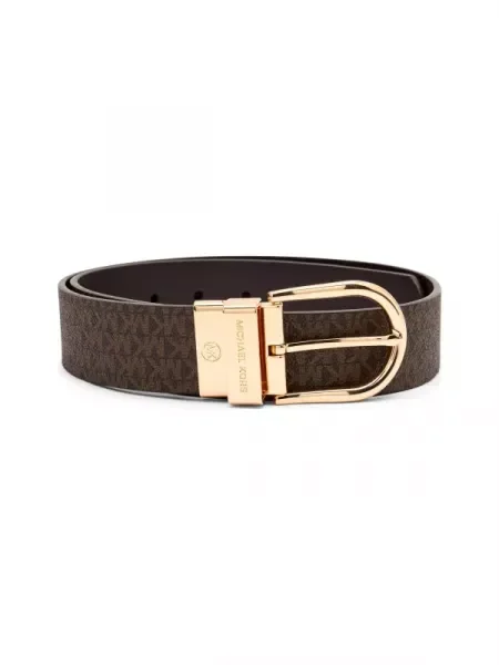 Michael Kors De piele cu două fețe curea maro