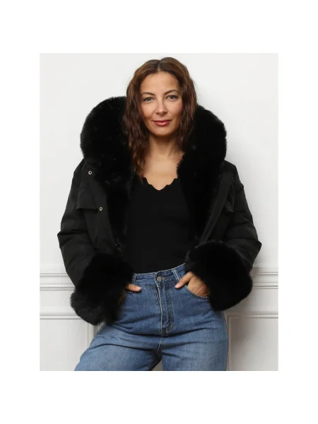 Palton La Modeuse negru