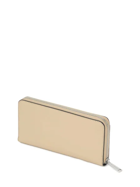 Karl Lagerfeld denarnica usnjena K/AUTOGRAPH bež