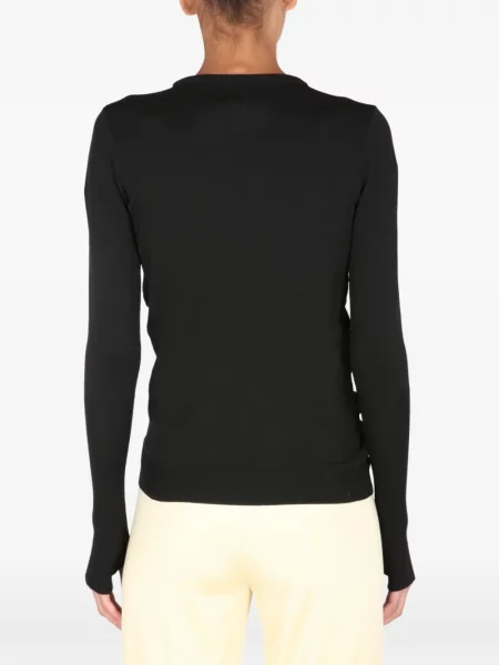 Lung tricou Opening Ceremony cu volane negru