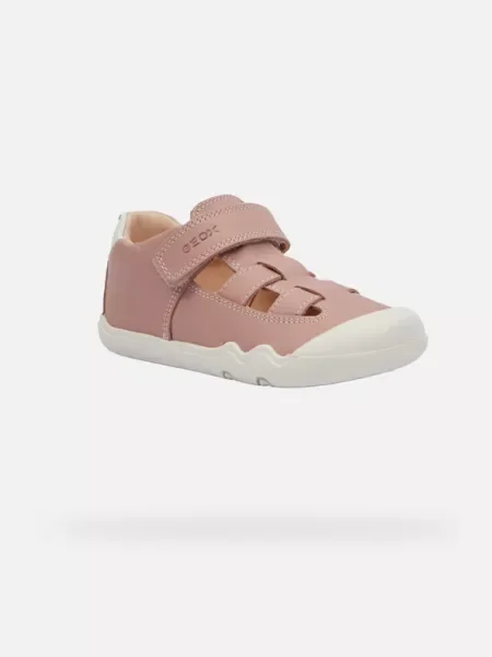 Sneakerși Geox alb