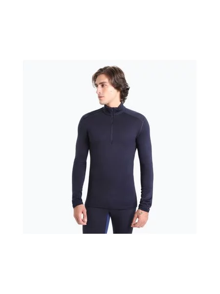 Кофта термічна icebreaker Tech LS Half Zip midnight navy темно-синя