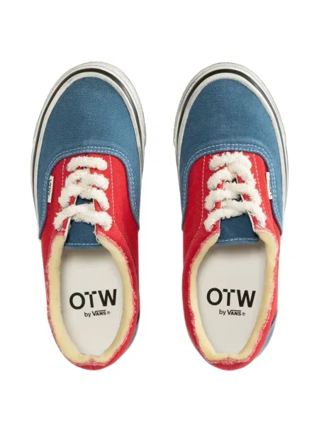 Fűzős csipkés sneaker Vans Era piros