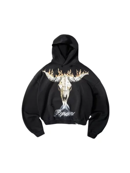 Bluza z kapturem Represent czarna
