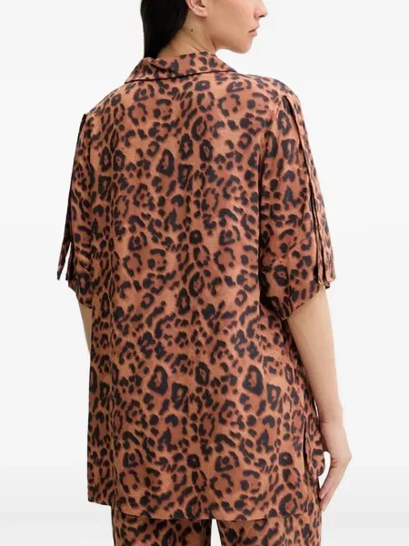 Cămașă Chantelle cu imagine cu model leopard maro