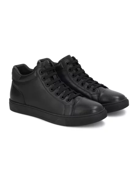 Sneakersy Kazar skórzane czarne