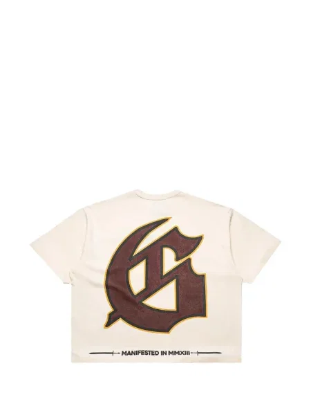 Tricou Godspeed cu imagine alb