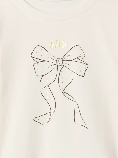 Tricou copii Gap alb