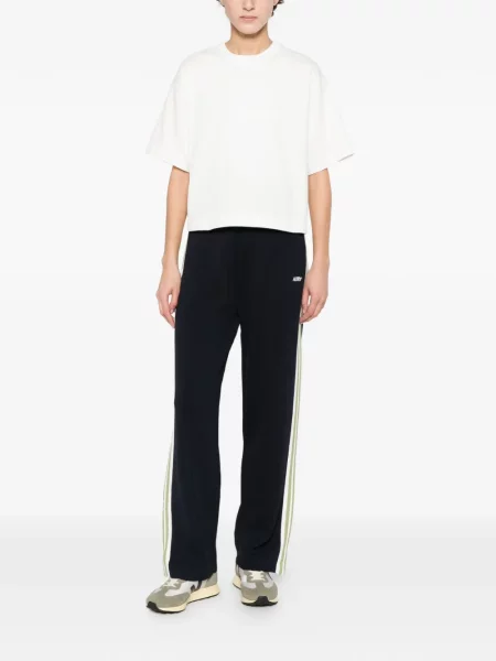 Tricou Autry cu broderie alb