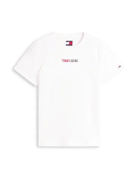 Tommy Jeans Tricou ESSENTIAL bleumarin / roz alb