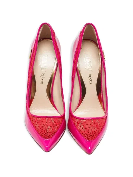Pantofi cu toc Loriblu din piele roz