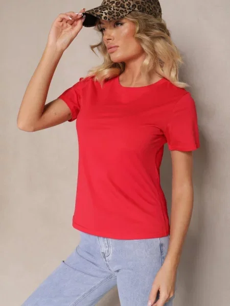 Casualowy T-shirt Rivali czerwony