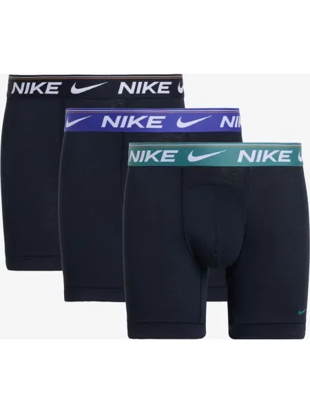 Bokserki Nike Brief Logo turkusowy liliowy S czarny