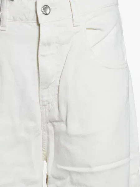 Blugi cu picior larg Icon Denim alb