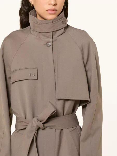 Leger Studio Trenchová Bunda Fee hnědá
