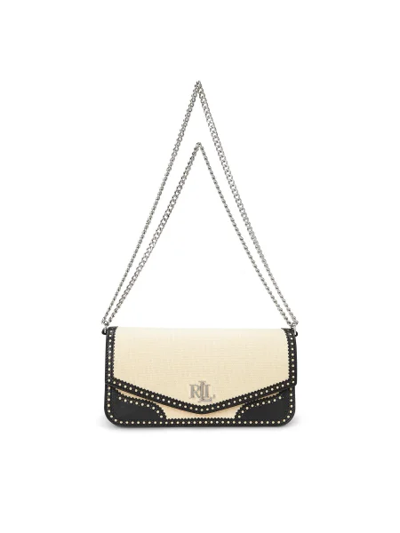 LAUREN RALPH LAUREN Дамска чанта Sawyer бежов